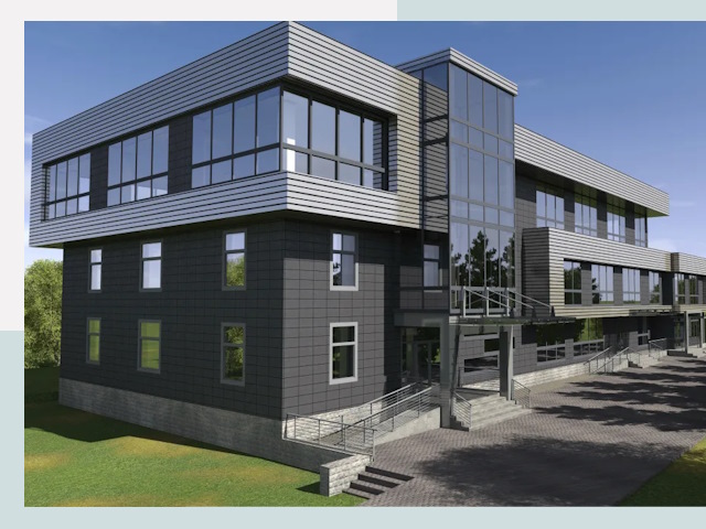 Административные здания в Амурске