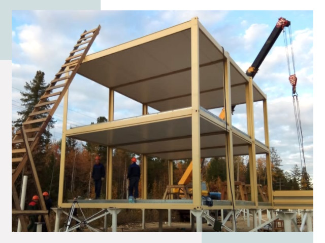 Строительство модульных здания Амурск