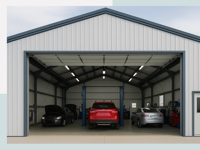 Ангары из сэндвич панелей от 620 руб. в Амурск