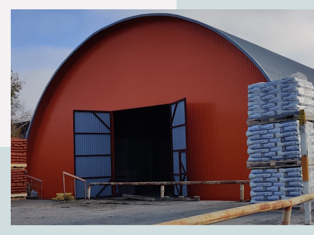 Полукруглые ангары по цене от 620 руб. в Амурск