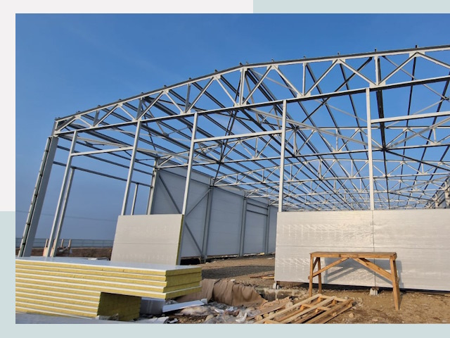 Утепленные ангары в Амурск от 620 руб. за м²