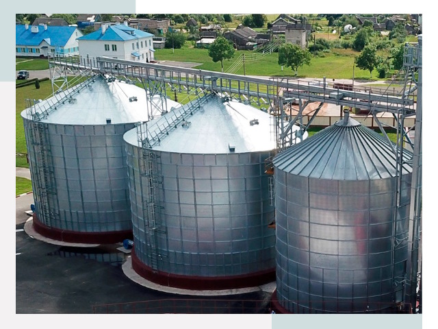 Металлические силосы в Амурске