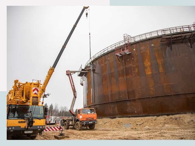 Монтаж резервуаров в Амурске от 620 руб. за м³