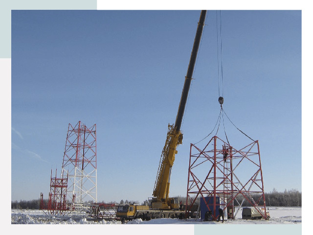 Монтаж вышек связи в Амурске