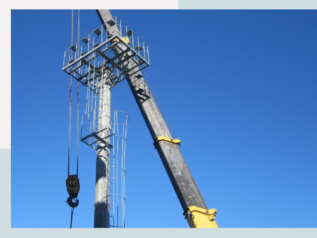 Монтаж осветительных мачт в Амурск от 620 руб.