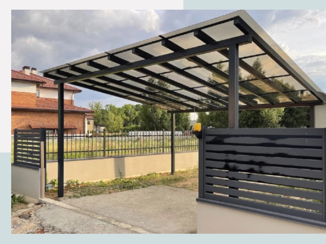 Металлические навесы в Амурск от 620 руб. за м²