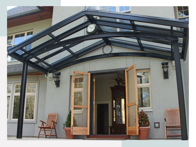 Козырьки металлические в Амурске