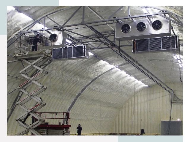 Оснащение ангаров в Амурске