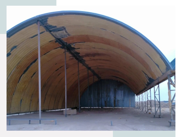 Реконструкция ангаров в Амурске