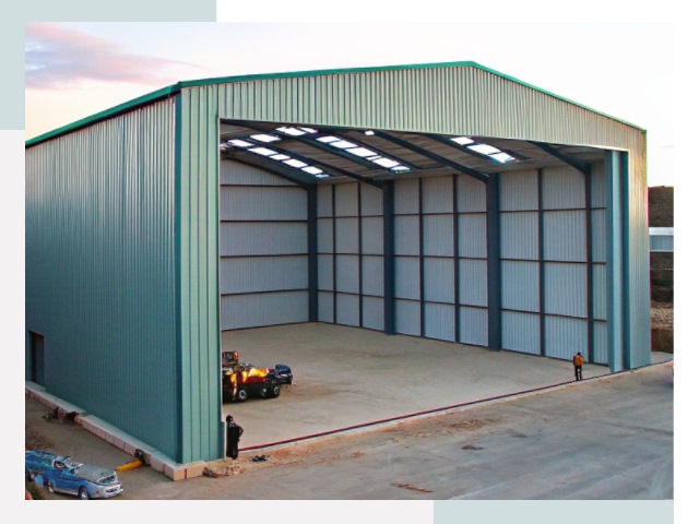 Строительство ангаров в Амурске