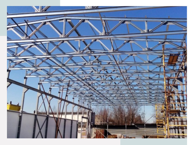 Металлокаркасы для складов в Амурске